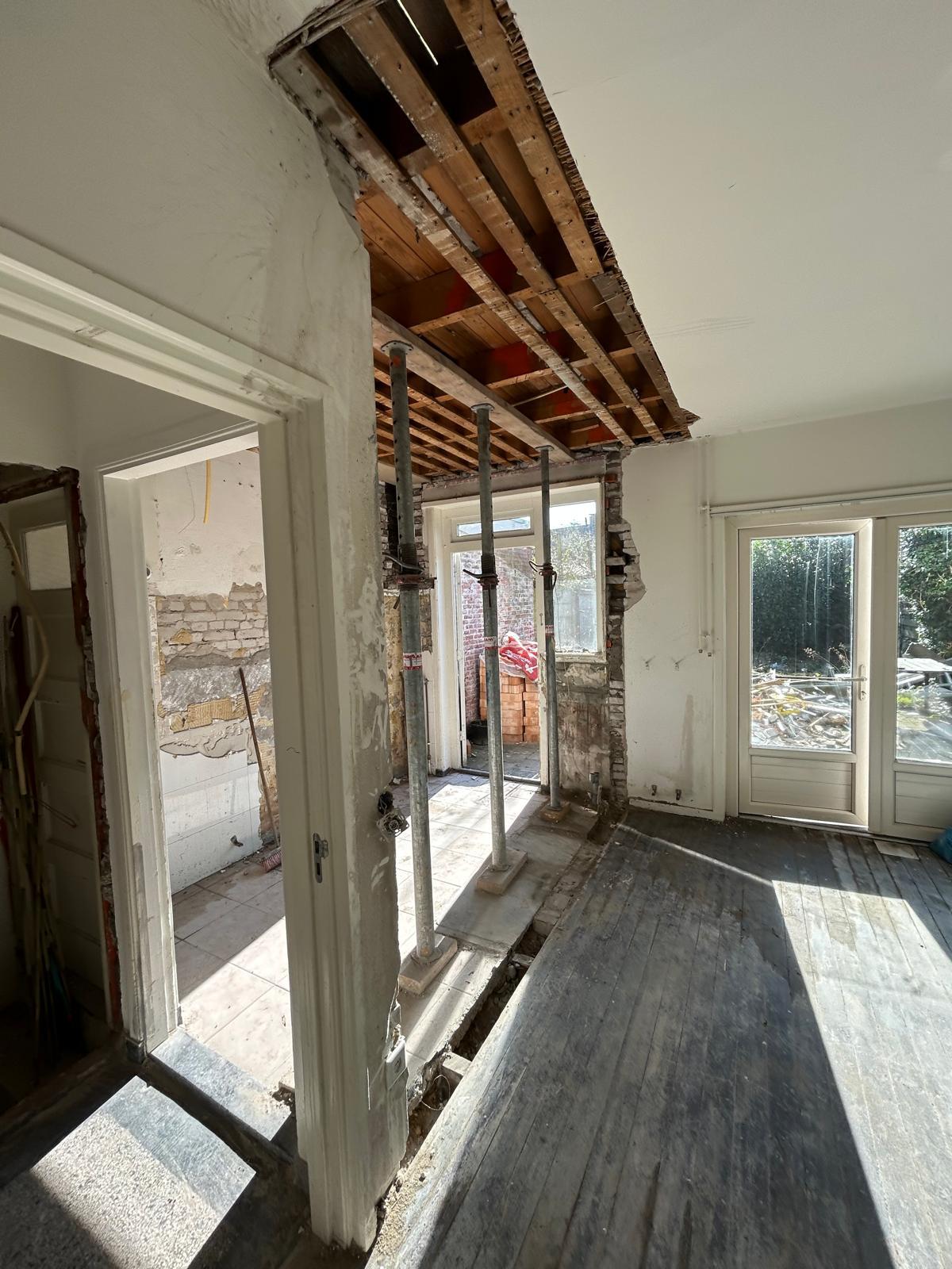 Renovatie & verbouwing – interieur tijdens sloopfase