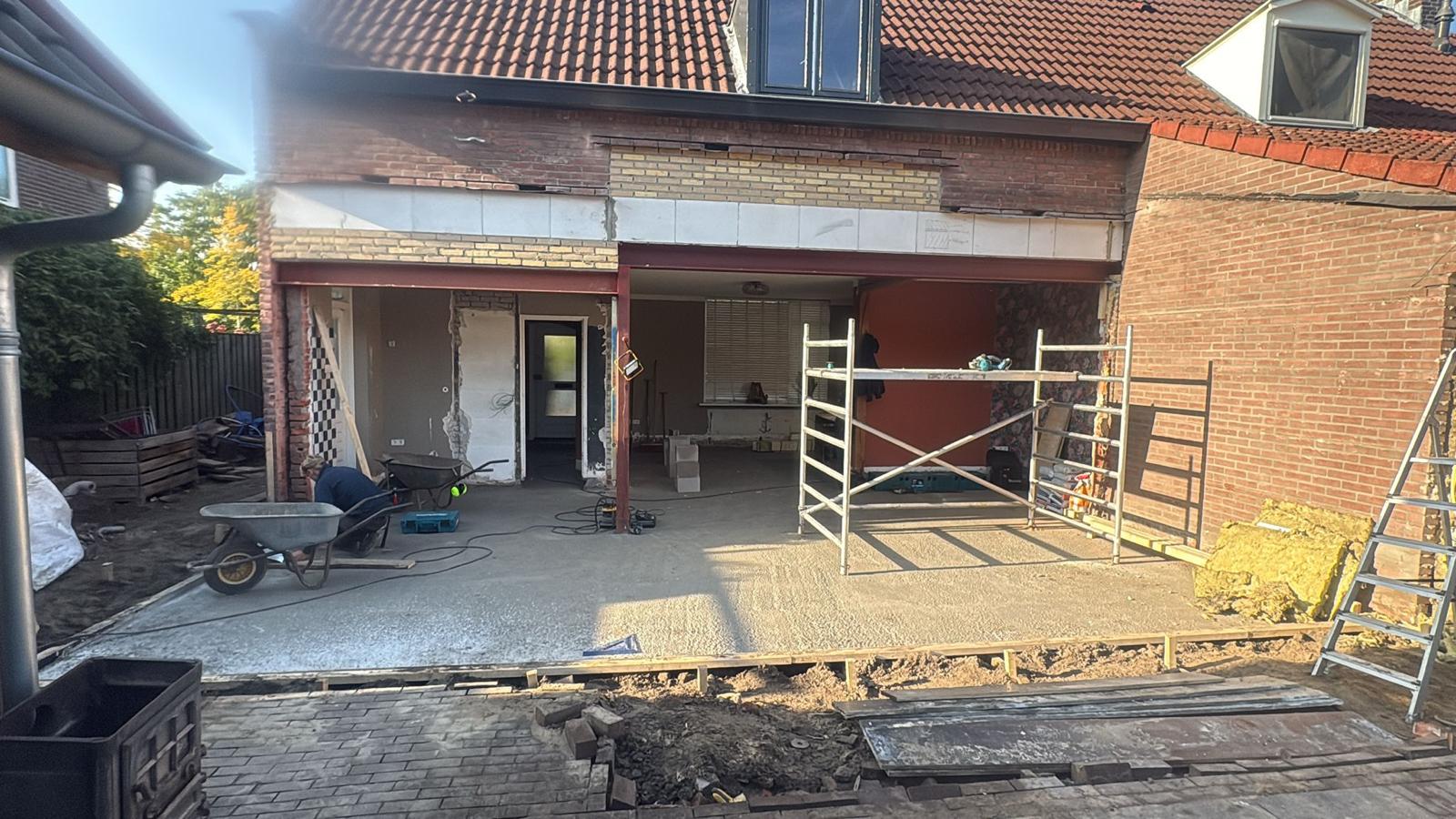 Complete renovatie woonhuis - sloopfase